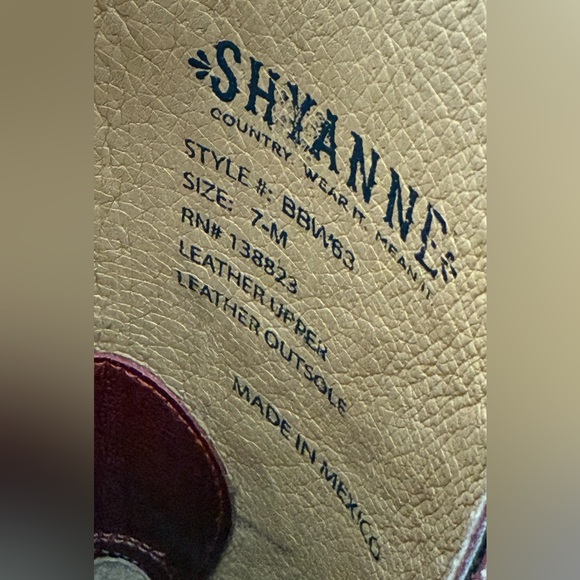 NWOT Shyanne Lucille Red Western Boot size 7 - Picture 14 of 16